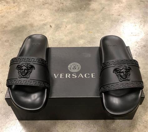 versace slides cheap|farfetch versace flip flops.